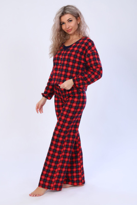 Костюм 36601 клетка синяя